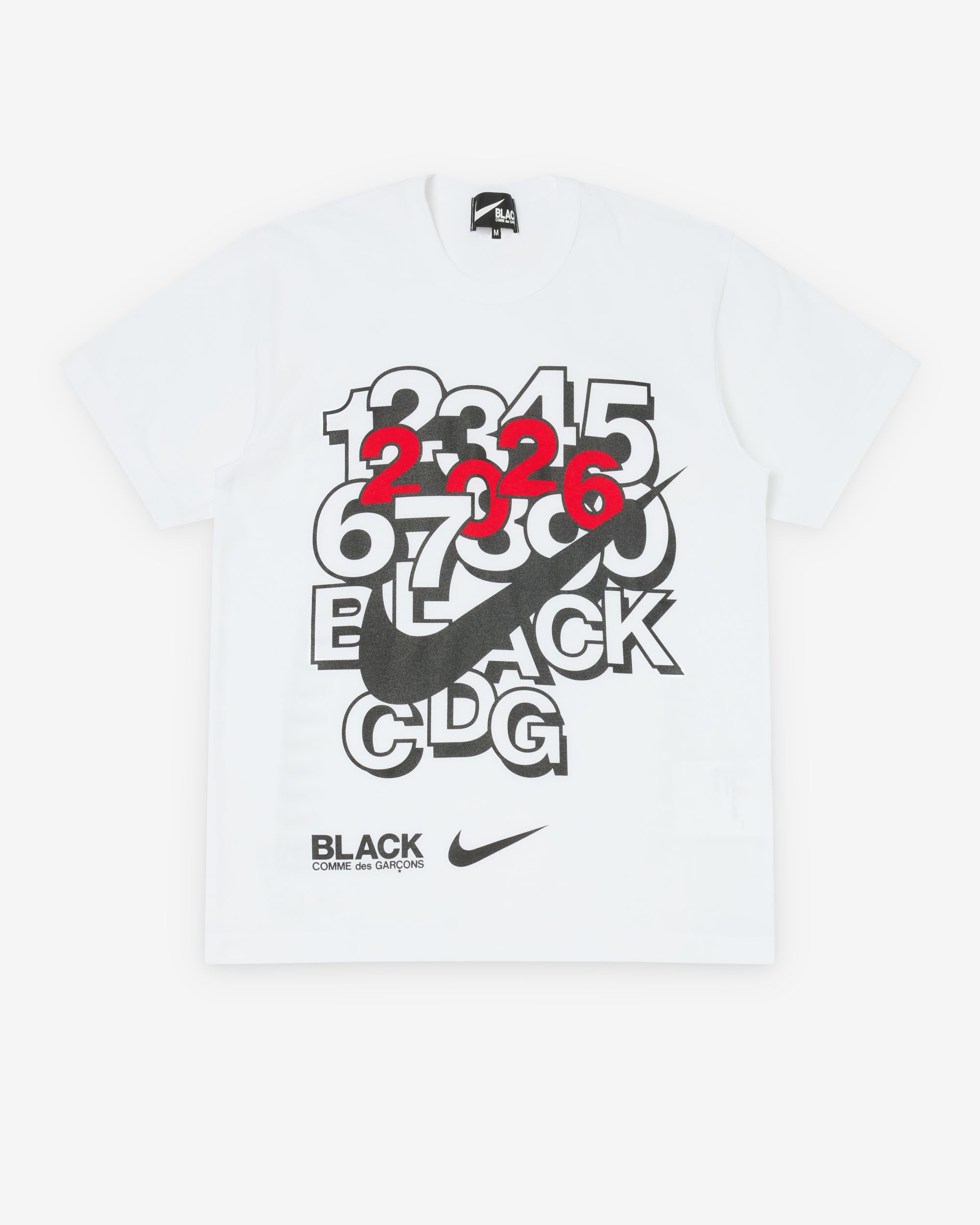 ブラック コムデギャルソン ナイキ限定Tシャツ-1Q-T102-26SS