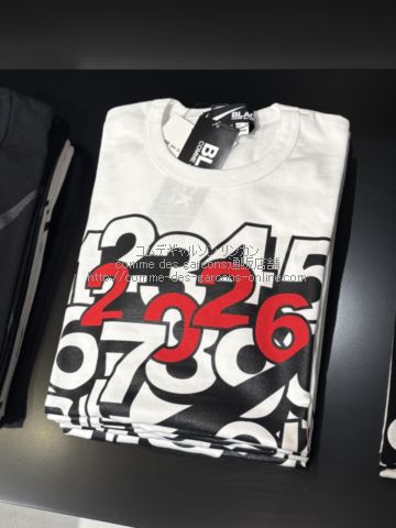 ブラック コムデギャルソン ナイキ限定Tシャツ-1Q-T102-26SS