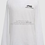 コムデギャルソンCDG ウェーブロゴ ワンポイント 長袖Tシャツ-ロンT-26SS