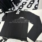 コムデギャルソンCDG ウェーブロゴ ワンポイント 長袖Tシャツ-ロンT-26SS