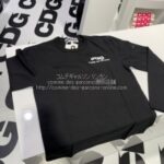 コムデギャルソンCDG ウェーブロゴ ワンポイント 長袖Tシャツ-ロンT-26SS