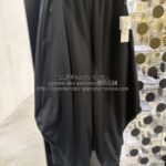 ブラック コムデギャルソン 新定番 パンツ-ジャージ生地×黒ZIP-