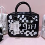 コムデギャルソンガール yushokobayashi(ユウショウコバヤシ)ペイントバッグ-チェック-26AW