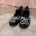 コムデギャルソンガール yushokobayashi(ユウショウコバヤシ)ペイントシューズ-Girl Fight with LOVE-26AW
