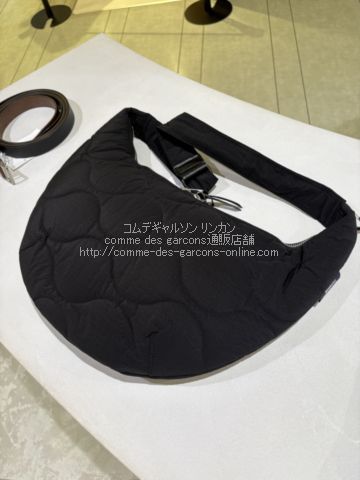 コムデギャルソンオム バナナバッグ-ナイロンリップストップキルティング-26AW