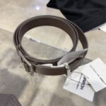 コムデギャルソンオム ステアオイルスムースホールレスベルト-26AW