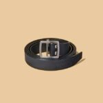 コムデギャルソンオム ステアオイルスムースホールレスベルト-26AW