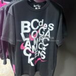 ブラック コムデギャルソン ナイキ限定Tシャツ-1R-T101-26AW
