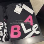 ブラック コムデギャルソン ナイキ限定Tシャツ-1R-T102-26AW