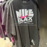 ブラック コムデギャルソン ナイキ限定 ビックサイズTシャツ-1R-T103-26AW