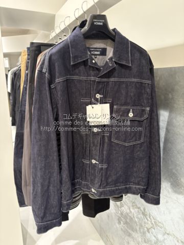 コムデギャルソンオム ファーストタイプのデニムジャケット-26AW