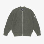 コムデギャルソンオム × BATONER（バトナー） ジップアップニットブルゾン-26AW