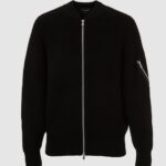 コムデギャルソンオム × BATONER（バトナー） ジップアップニットブルゾン-26AW