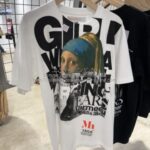 フェルメール《真珠の耳飾りの少女》誕生360周年Tシャツ-QR-T003-コムデギャルソン限定版