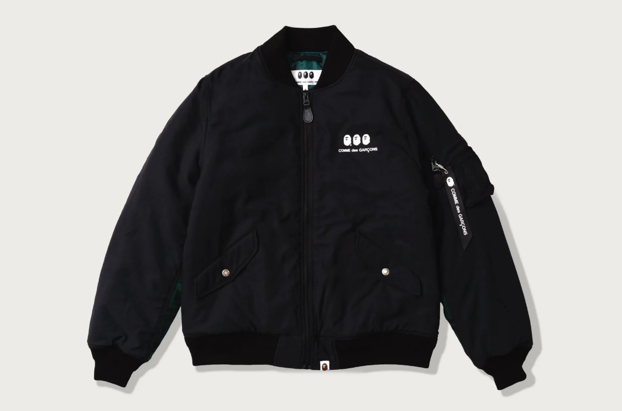 コムデギャルソン大阪 X BAPE®︎ ボンバージャケット