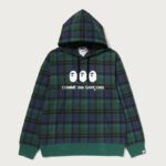 コムデギャルソン大阪 X BAPE®︎ フード付きパーカー-チェック