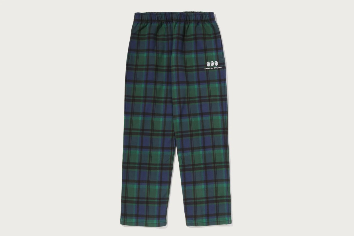 コムデギャルソン大阪 X BAPE®︎ スエットパンツ-チェック