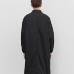 コムデギャルソンオム エステルオックス製品染めコート-26AW