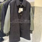 コムデギャルソンオム ウール縮絨ナイロンツイルコート-26AW