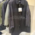 コムデギャルソンオム ウール縮絨ナイロンツイルコート-26AW